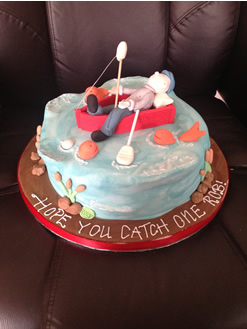 Fishing Birthday Cake